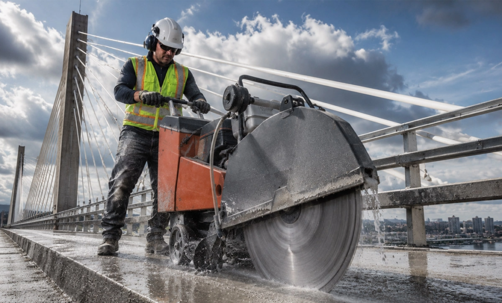 Professional Saw Cutting Concrete