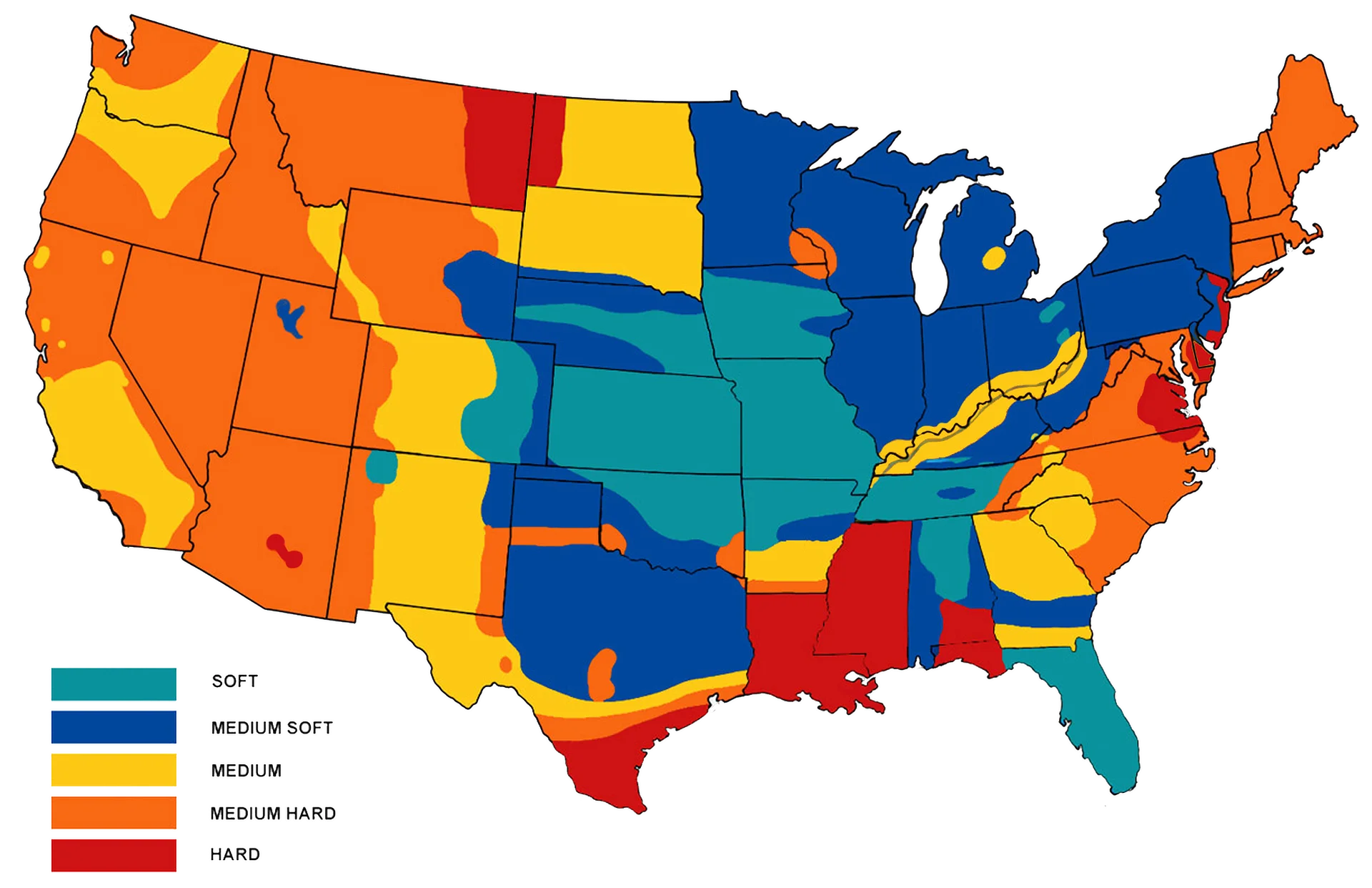 Aggregate Classification Map of the United States